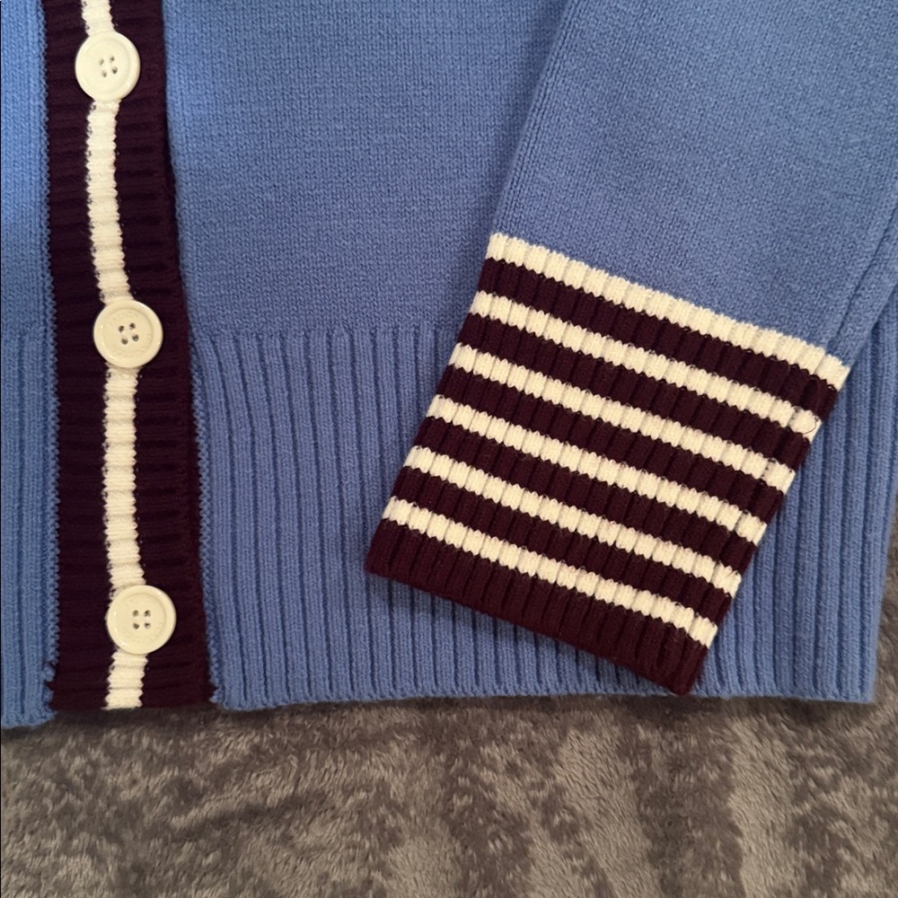 French Connection Varsity Cardigan Sweater Small - Picture 3 of 6